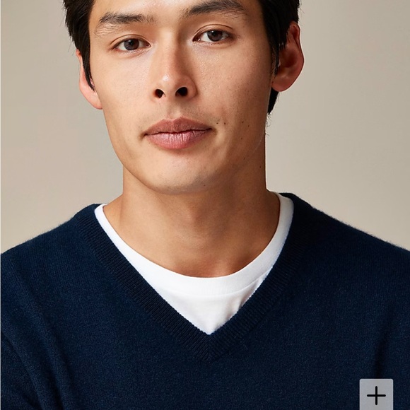 NWT Jcrew cashmere v-neck sweater - Picture 3 of 7